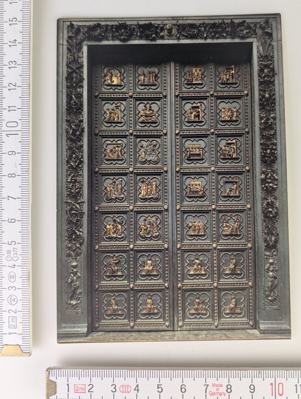 Ansichtskarten: Antike Ansichtskarte - Türe vom Baptisterium Firenze – Neu (gemäss Beschreibung) aus Zürich von 1.Simon