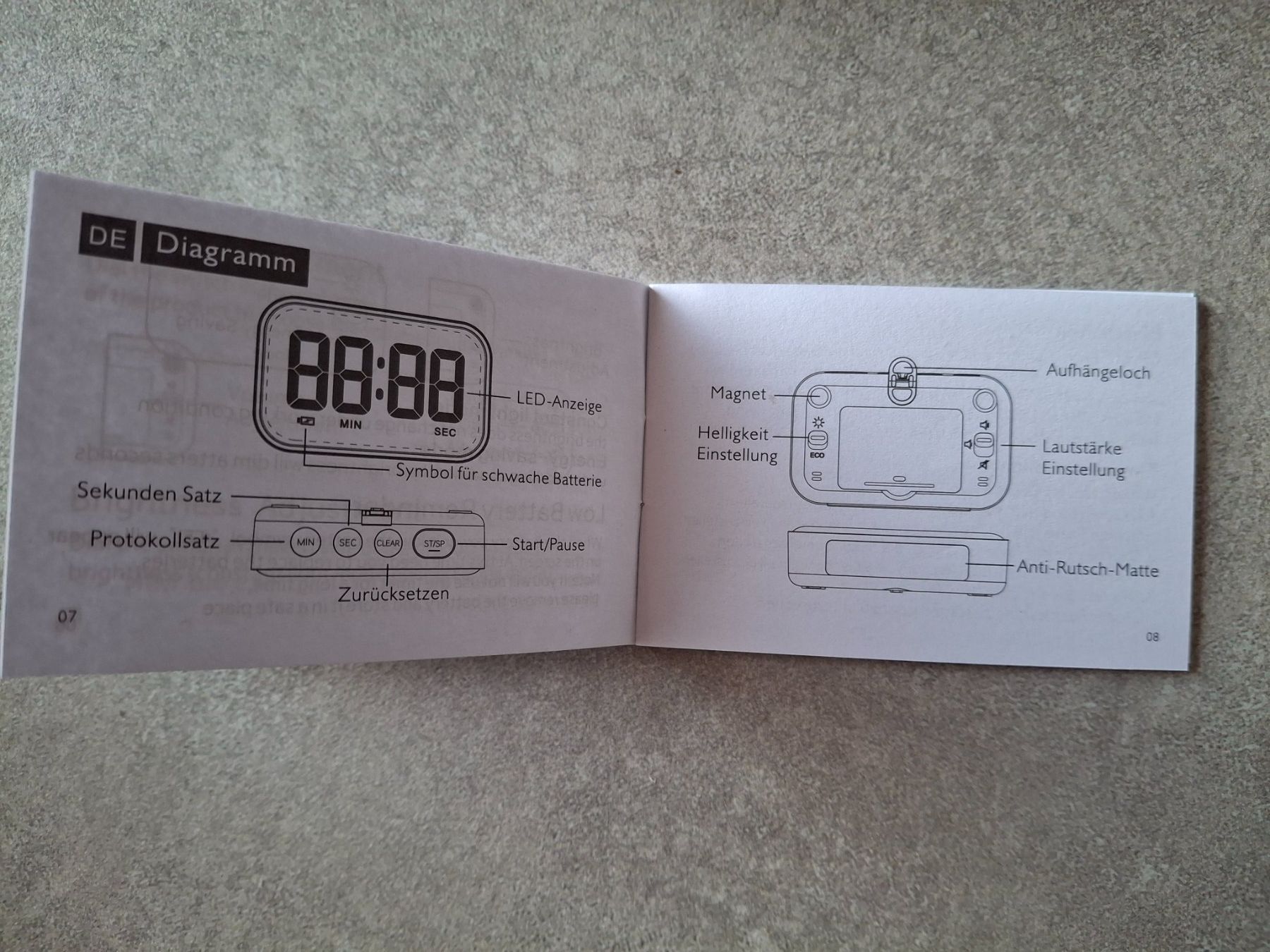 Uhren: Neuer Digital Timer / Küchenuhr – Neu und originalverpackt aus Wiesendangen von troawus 5