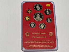 Schweizer Münzsatz 1984 PP ohne Hülle