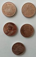 5 pièces de 5 francs commémoratives 1981/82/86/89/90