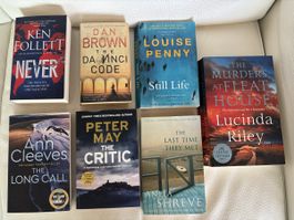 English Books - Follet, Lucinda Riley, Peter May, Ann Cleav