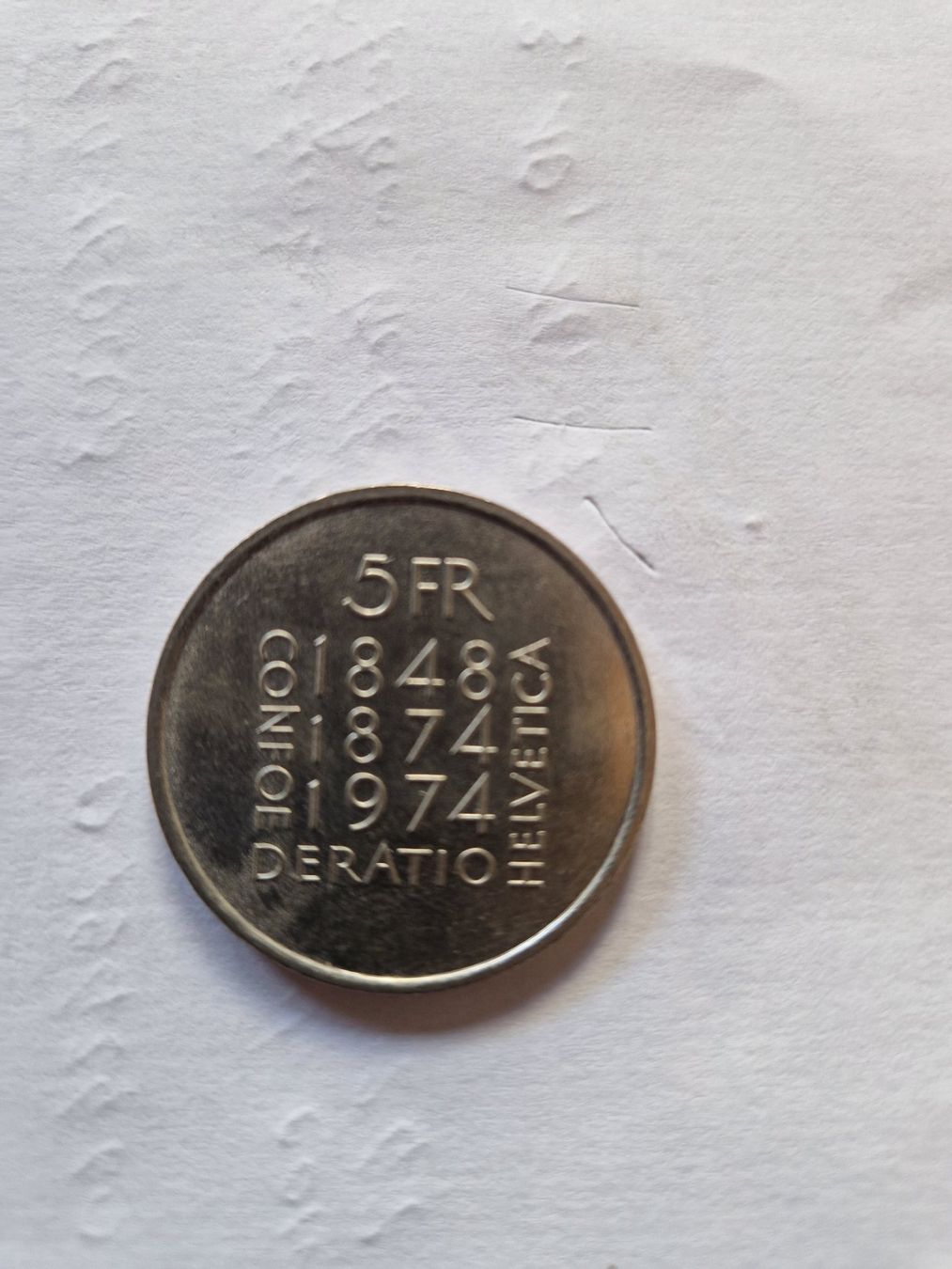 Tutti le monete: 5fr. Münze – Usato da Wetzikon ZH venduto da Hella73 1