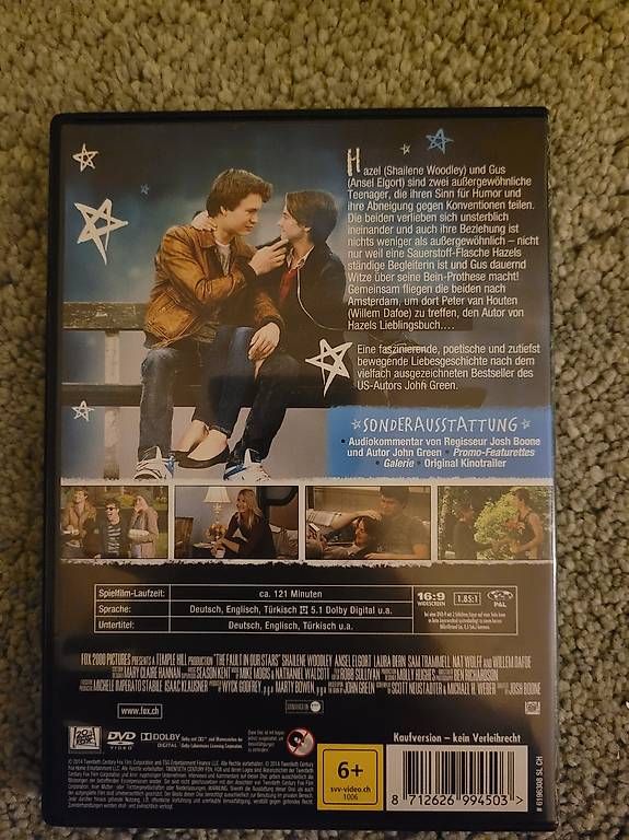Tous les DVDs: Das Schicksal ist ein Mieser Verräter Dvd – D'occasion à Uster par cha_xv85 1