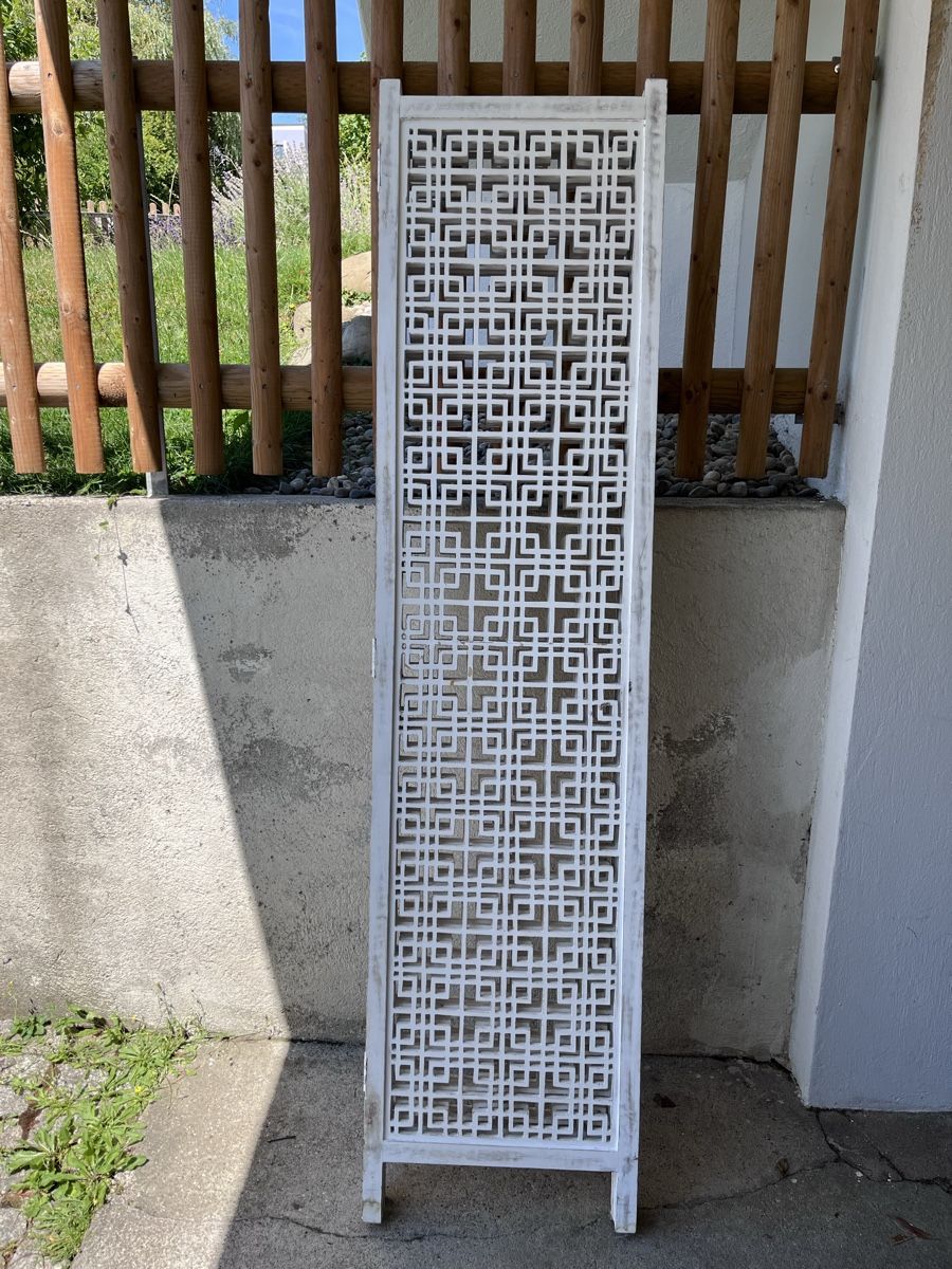 Paraventi: Dreiteiliger Paravent Raumteiler Shabby Chic – Usato da Wallisellen venduto da jkellenberger 3