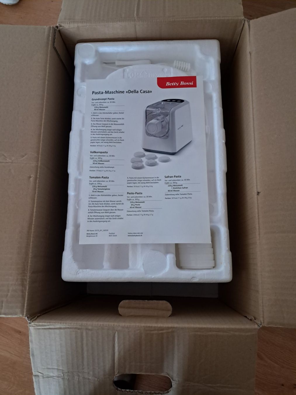 Betty Bossi Appareils de cuisine: Pasta-Maschine "Della Casa" – D'occasion à Liestal par nemi-lou 2