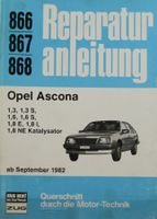 REPARATUR ANLEITUNG | OPEL ASCONA C - ALLE TYPEN | AB 1982