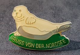 Z016 - Pin Gruss von der Nordsee  Seelöwe
