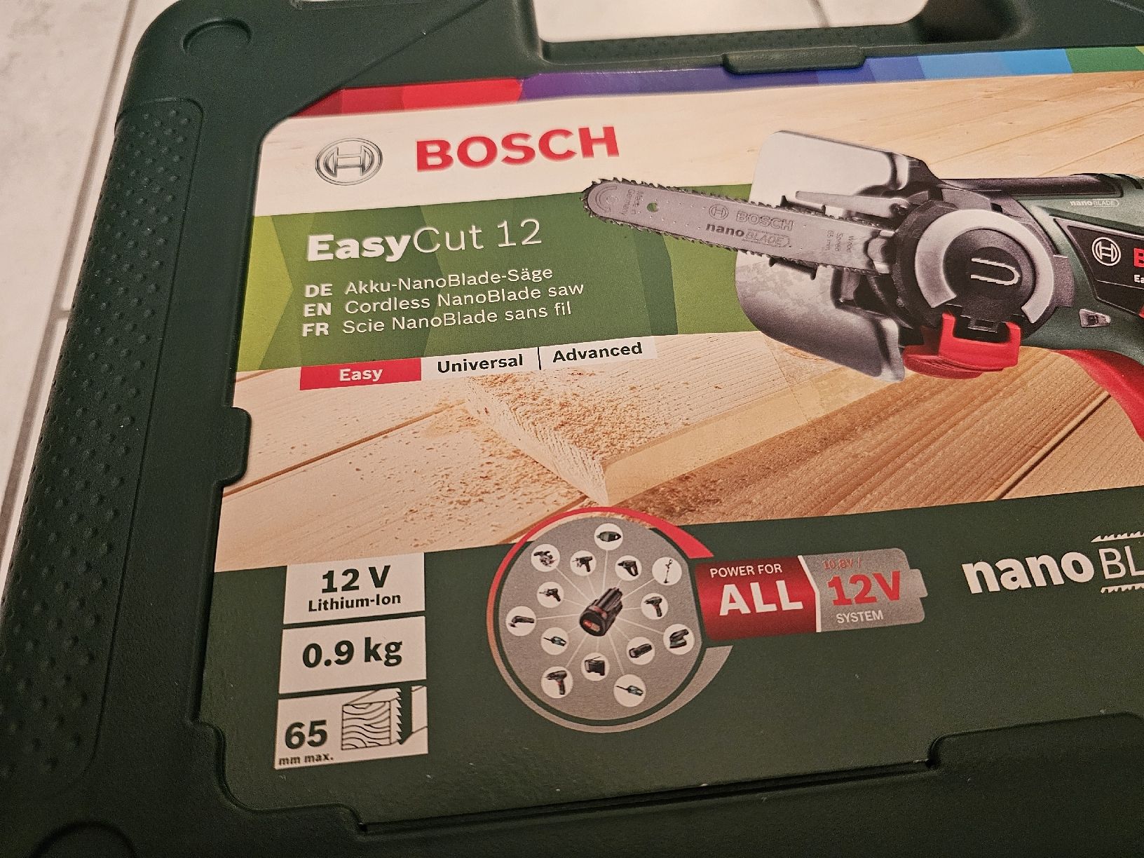 Bosch Seghe: Bosch EasyCut 12 mit Akku und Ladegerät – Usato da Glis venduto da Briger 1
