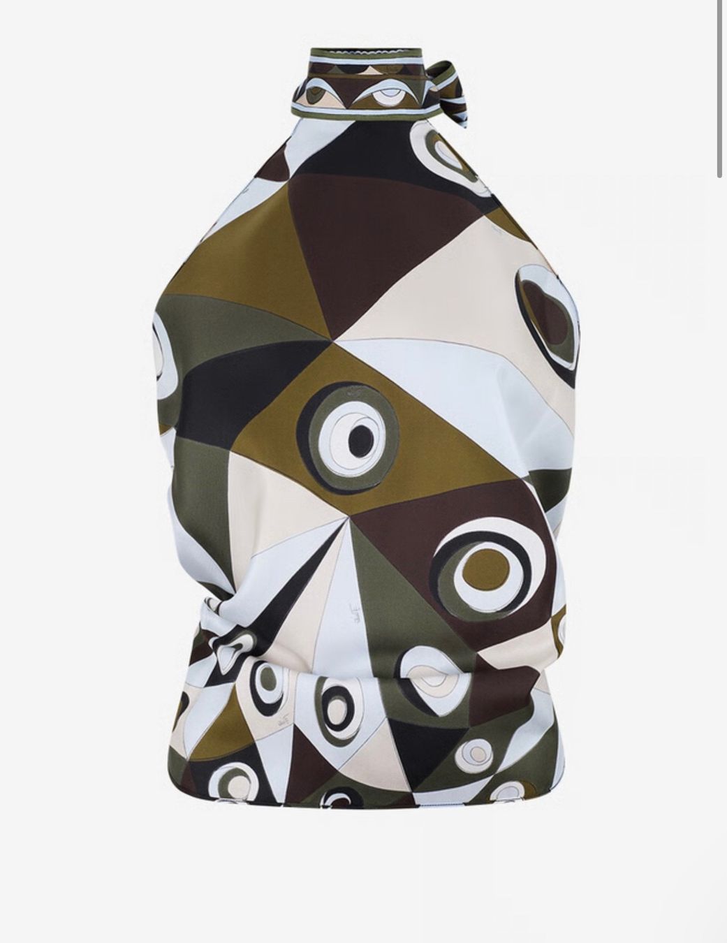 Emilio Pucci Top: PUCCI Neckholder-Top – Nuovo (secondo la descrizione) da Wädenswil venduto da Fr_an_cii