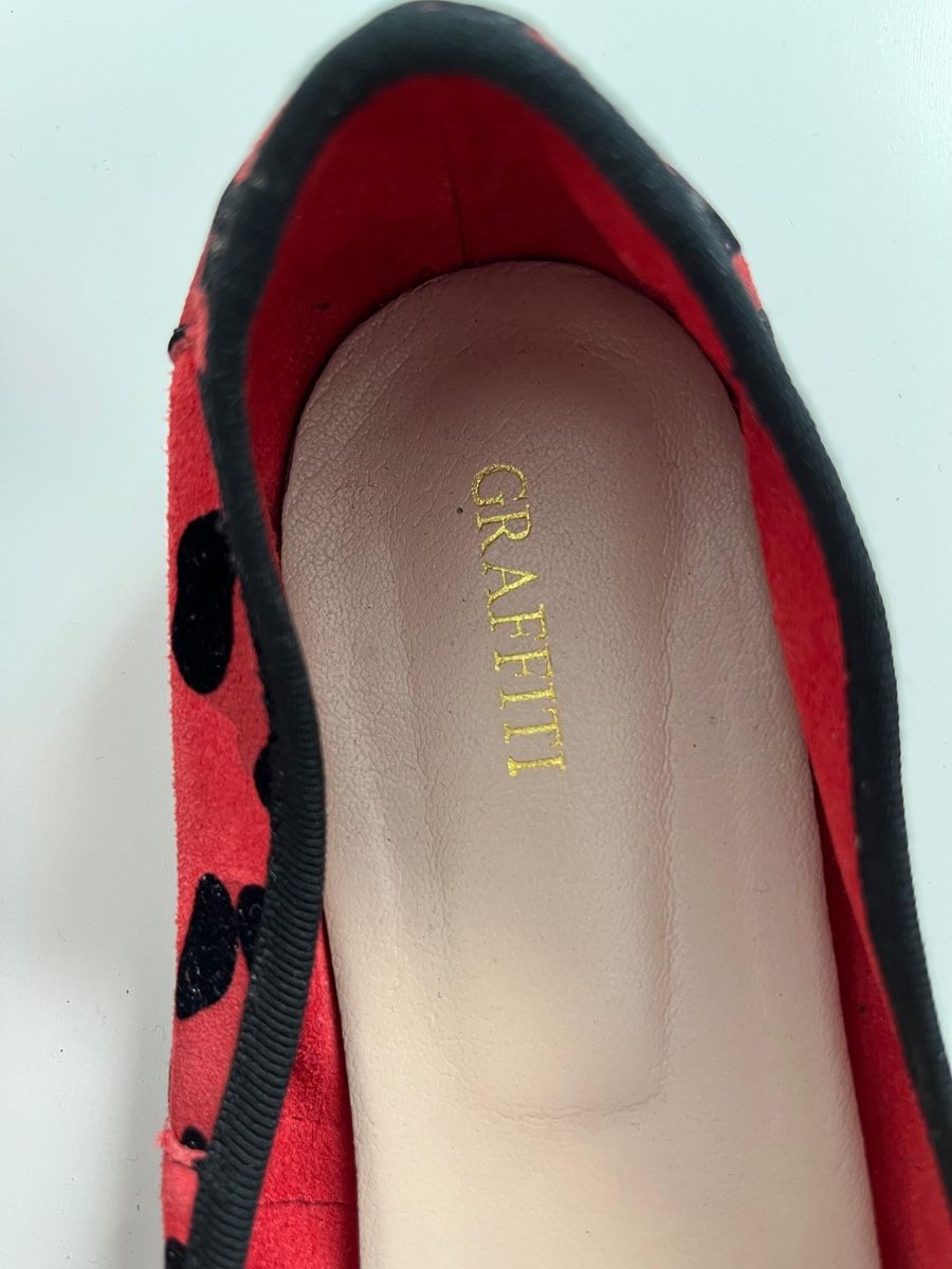 Damenschuhe: Graffiti Italian Flats, Size 41 – Gebraucht aus Genève von gvokiii 3