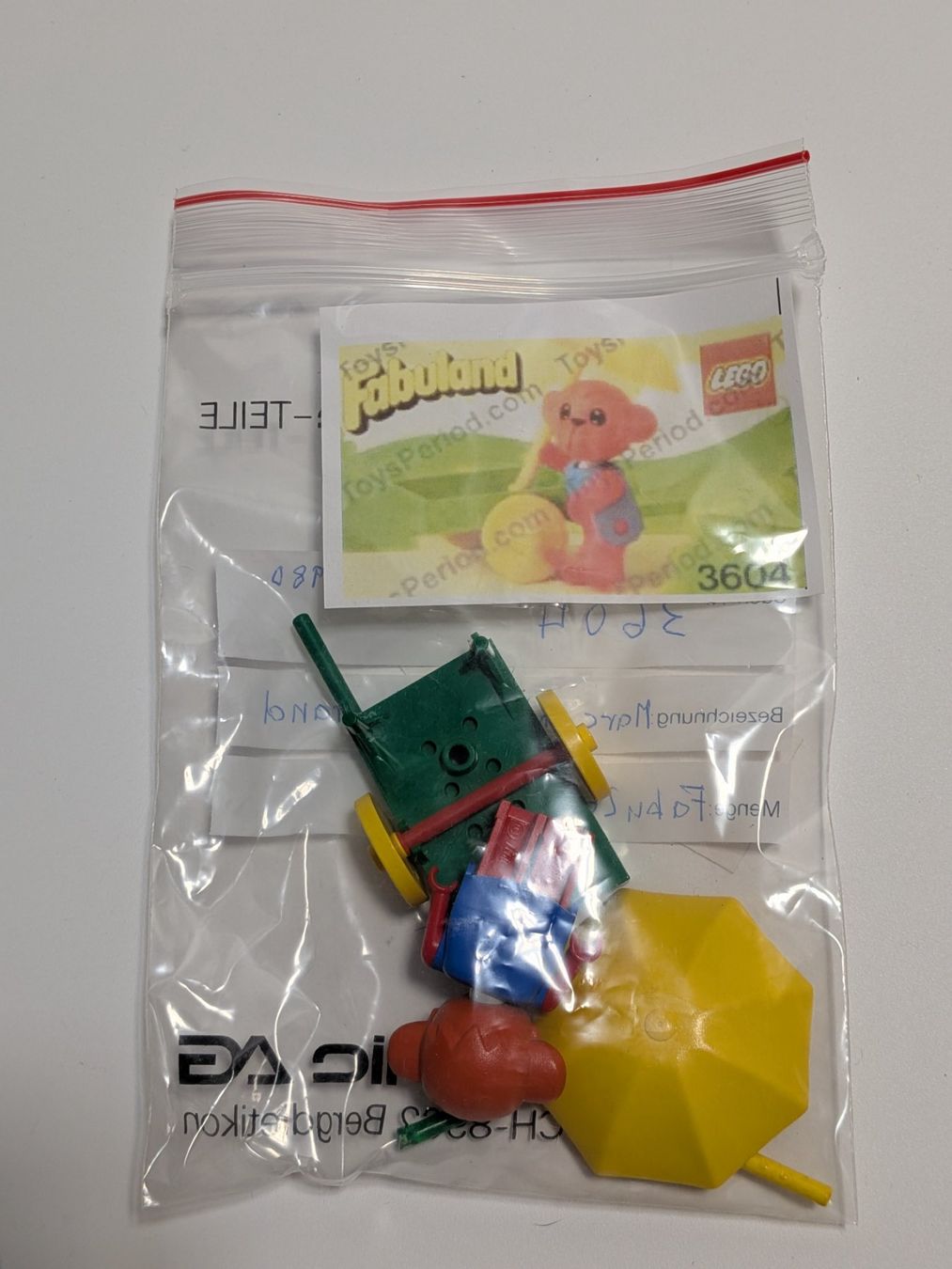 Lego Giocattoli: Lego 3604 Elton Elephant – Usato da Künten venduto da Dfog