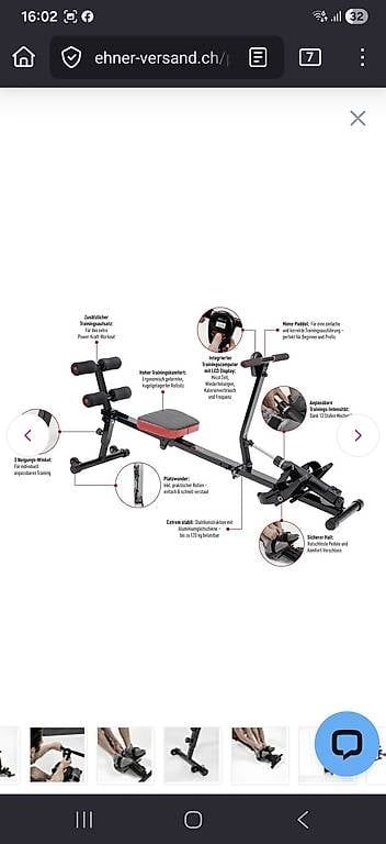 Hometrainer: RowShaper Kendox – Usato da Martigny venduto da cor_9kb7