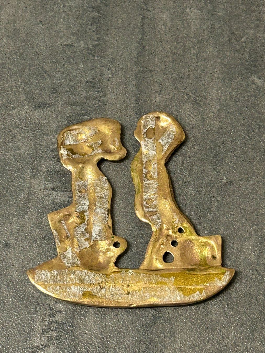 Alle Dekorationen: vintage brass toilet decoration – Gebraucht aus Lausanne von Weber1007 3