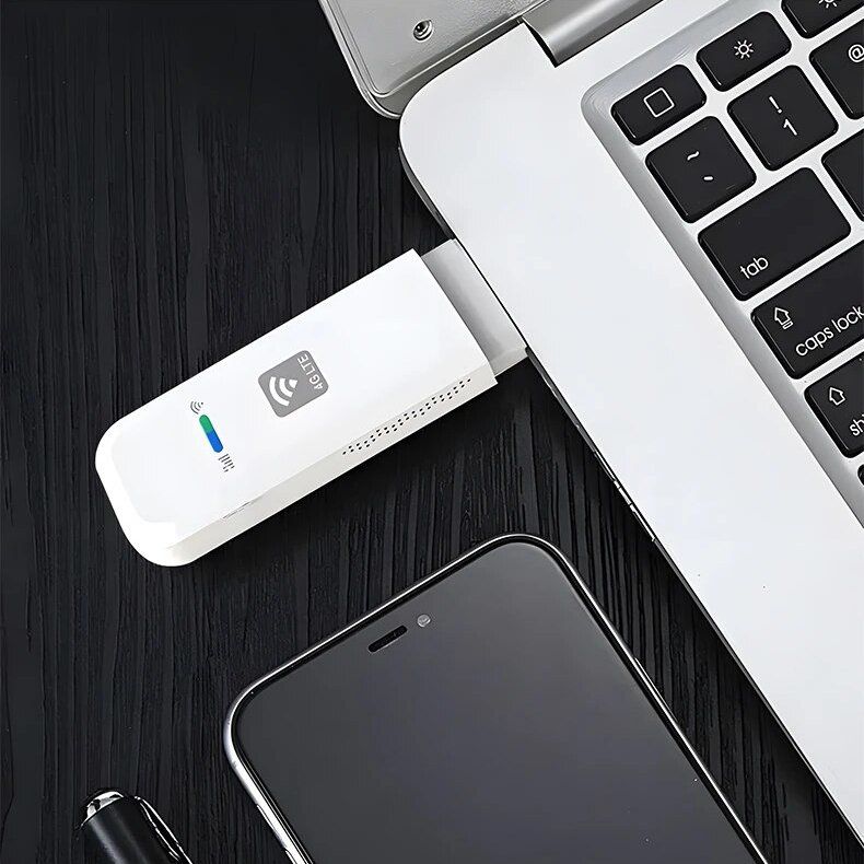 Modem & Router: 4G LTE USB WLAN Router Nano SIM bis 10 Geraete Win Linux – Nuovo e nell'imballaggio originale da Hundwil venduto da Equiply 3
