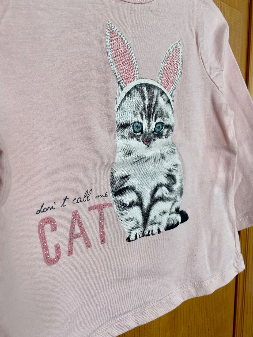 Maglioni & Felpe: TOP - Gr 74 Langarm Shirt Katze Strass – Usato da Rickenbach b. Wil venduto da sunneschii_ 6