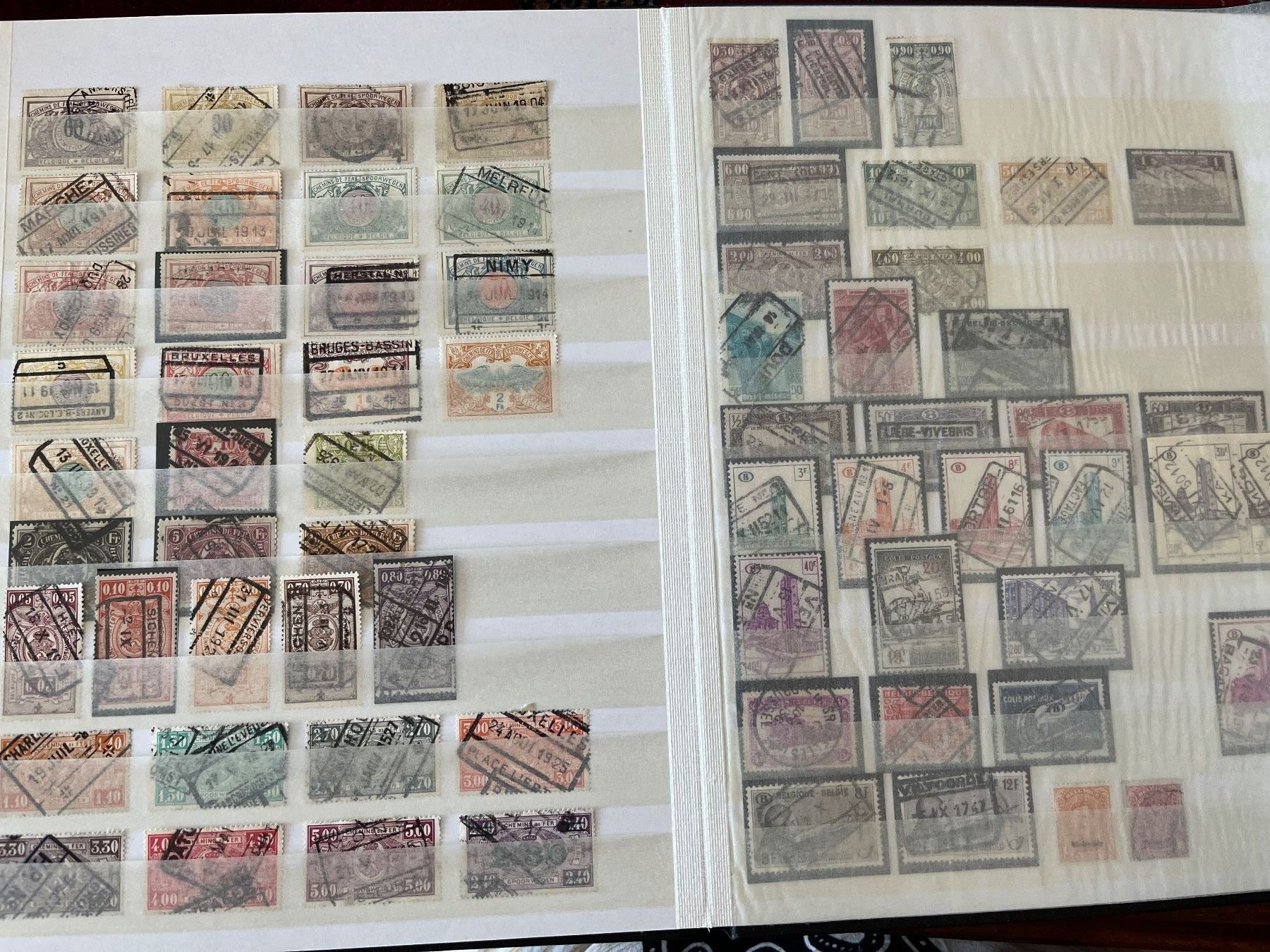 Tutti i francobolli: Briefmarken Sammlung Belgien – Usato da Stetten AG venduto da Brissago25 6