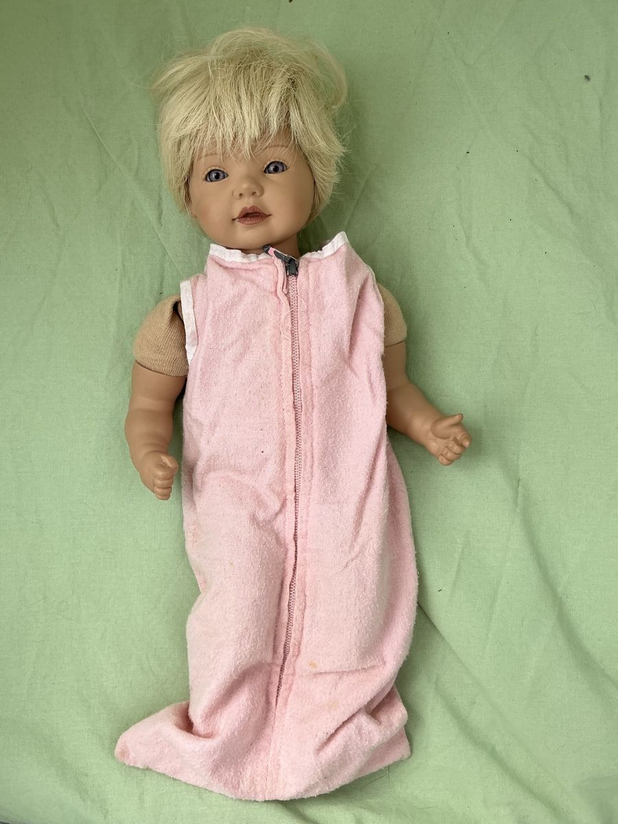Heidi ott Bambole: Heidi Ott Puppe ca. 35 cm lang. – Usato da Rafz venduto da Hanna2006