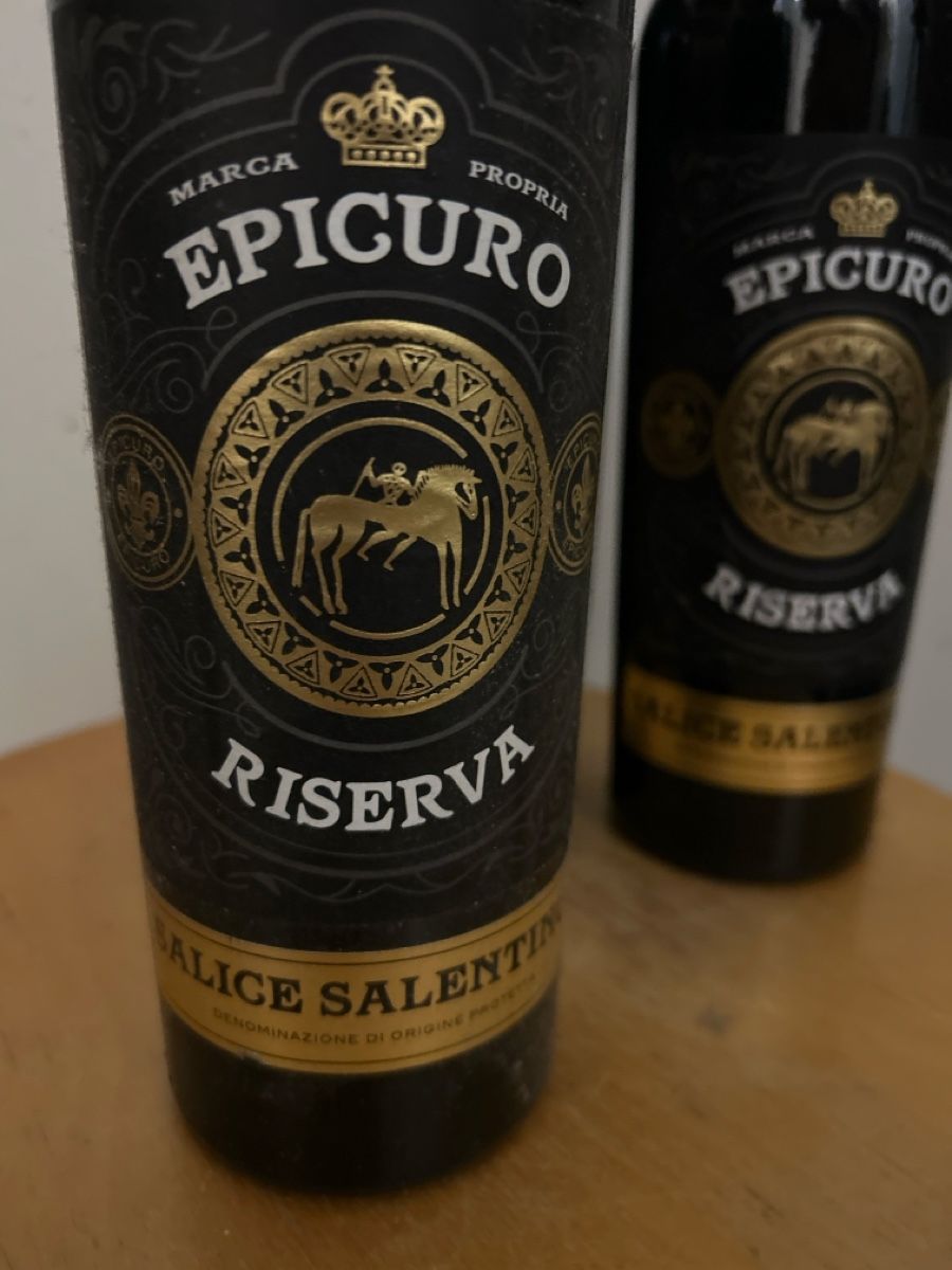 Vins: Epicuro Riserva Salice Salentino 2016 – Neuf (Voir description) à zürich par Julia05 1