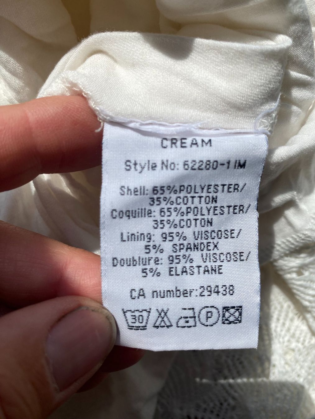 Cream Tuniche: Romantische Original Cream Tunika Gr. S – Nuovo (secondo la descrizione) da Stetten SH venduto da bijoux18 8