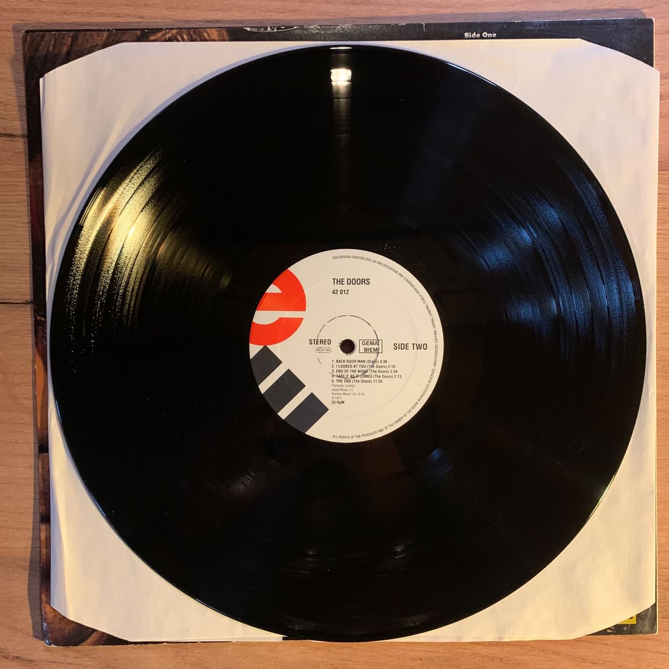 Dischi in vinile: THE DOORS - THE DOORS...RE EU...EX/ VG+ – Usato da Gals venduto da Diskopatshop 2