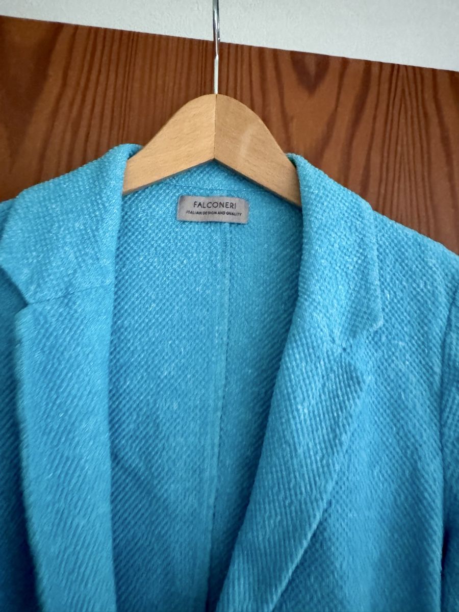Falconeri Vestes: Falconeri light tweed blazer light blu M – D'occasion à Männedorf par Isa88fashion 1