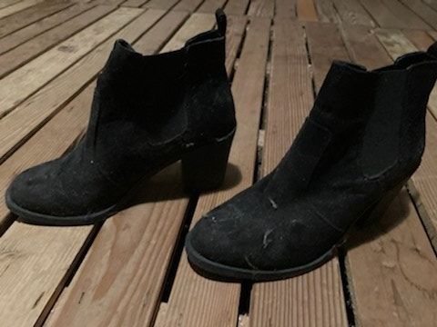 Scarpe da donna: schwarze stieflette mit 7cm absatz gr.39 – Usato da Schwarzenberg LU venduto da kindler007 1