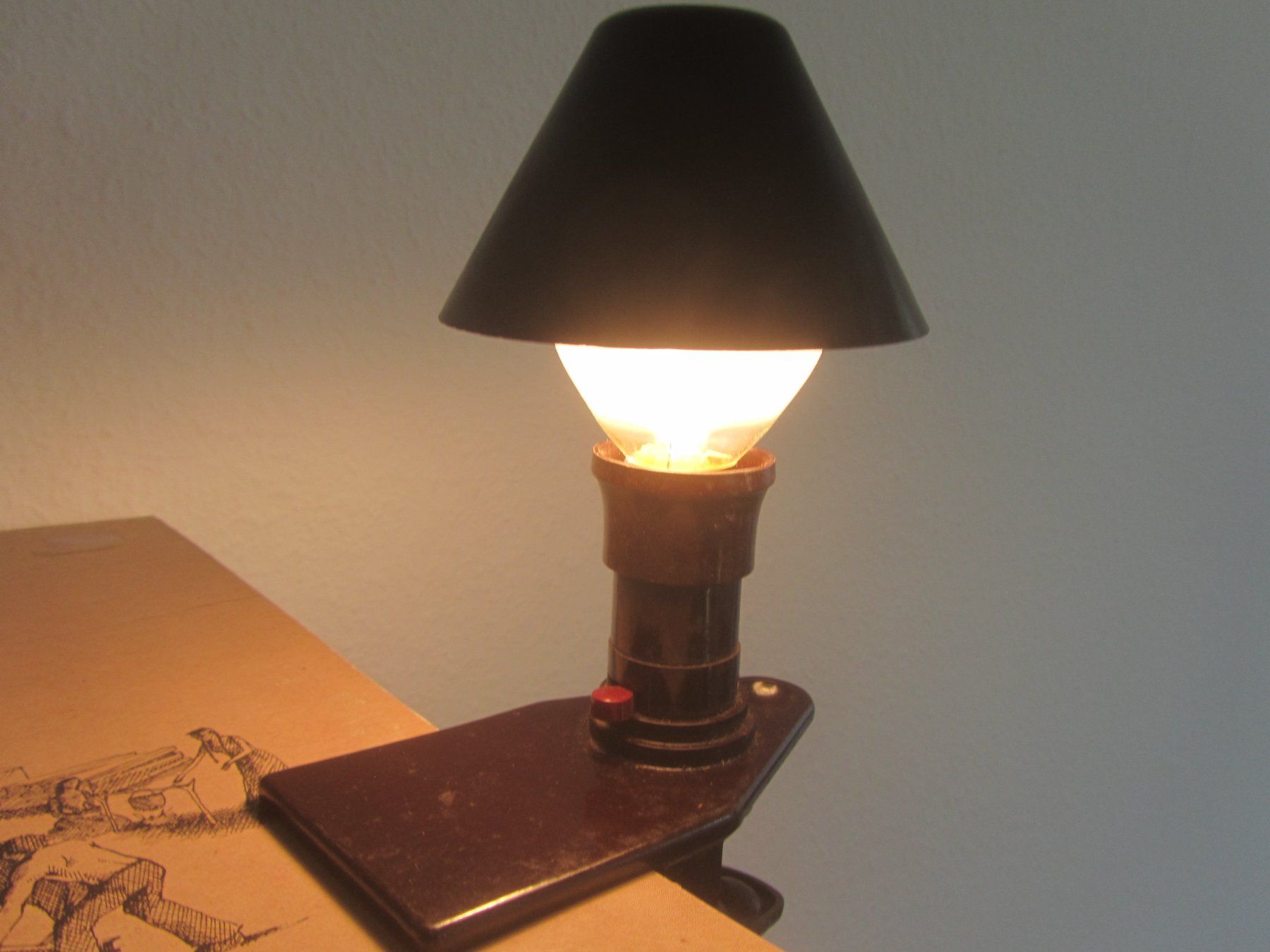 Lampade: Retro Klem-Lampe, Vintage Chic – Usato da Seengen venduto da mikelele 2