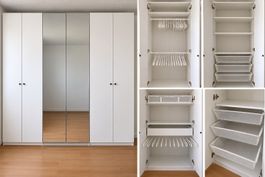 IKEA Pax Kleiderschrank weiss mit Spiegeln