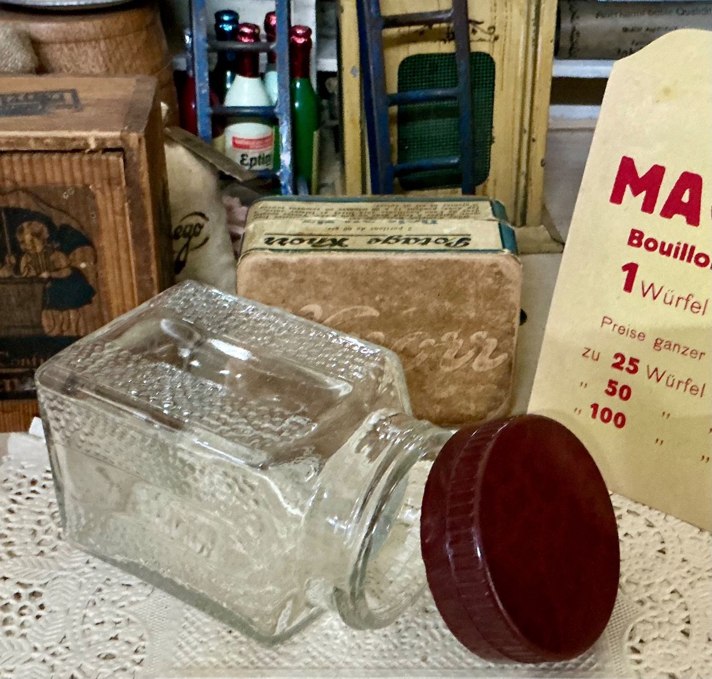 Bicchieri: ALTES MAGGI ODER KNORR GLAS – Usato da Zell LU venduto da Silvermemory