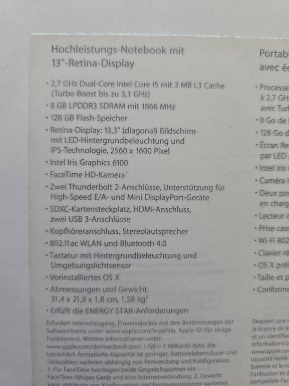 Apple Portables: Macbook Pro 13" – D'occasion à Winterthur par Noemiis 3