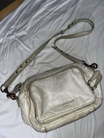 Umhängetasche Liebeskind Berlin Leder beige gebraucht