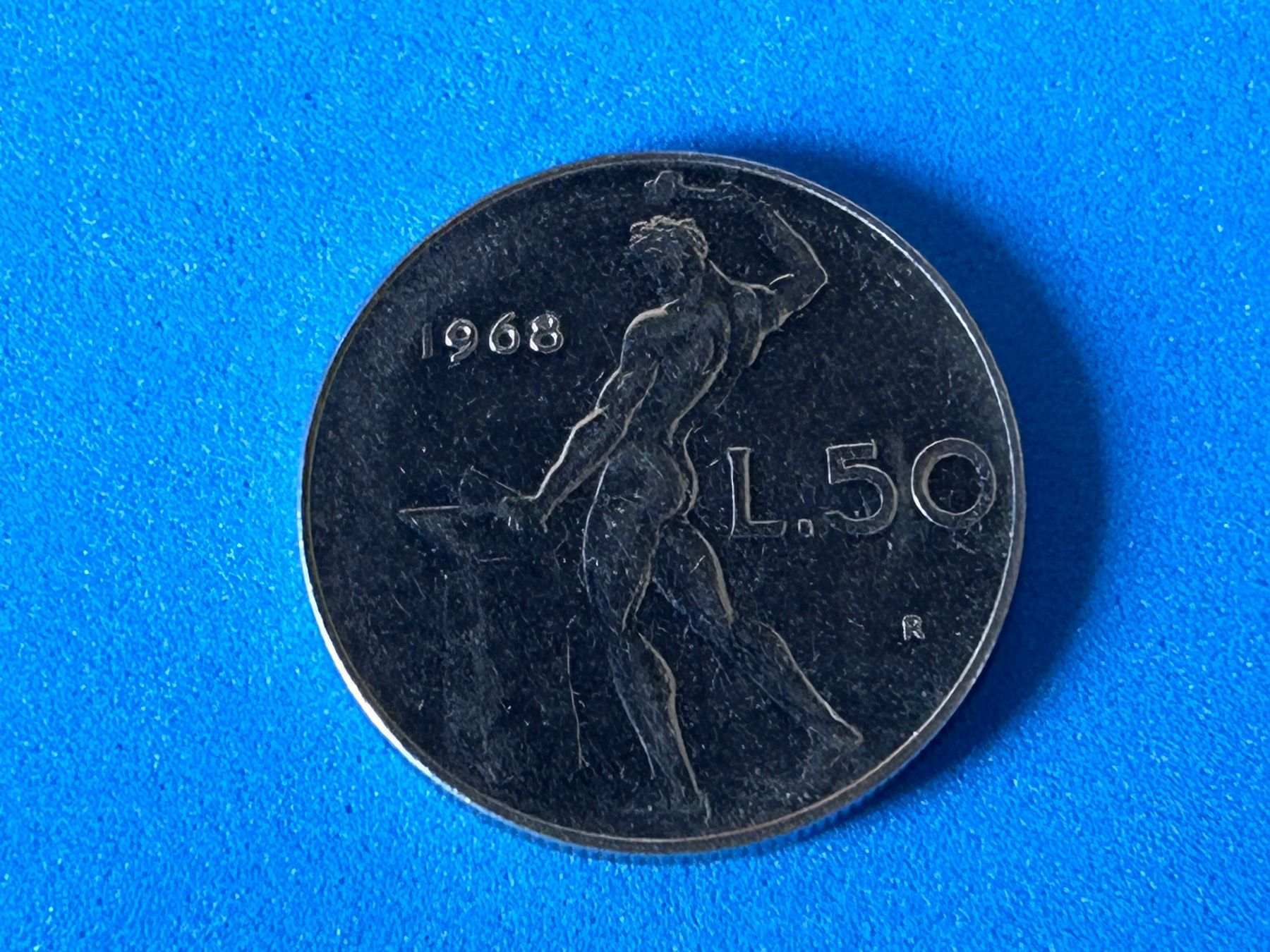 Alle Münzen: Italy - 50 Lire 1968 – Gebraucht aus Corcelles NE von AJKader 6