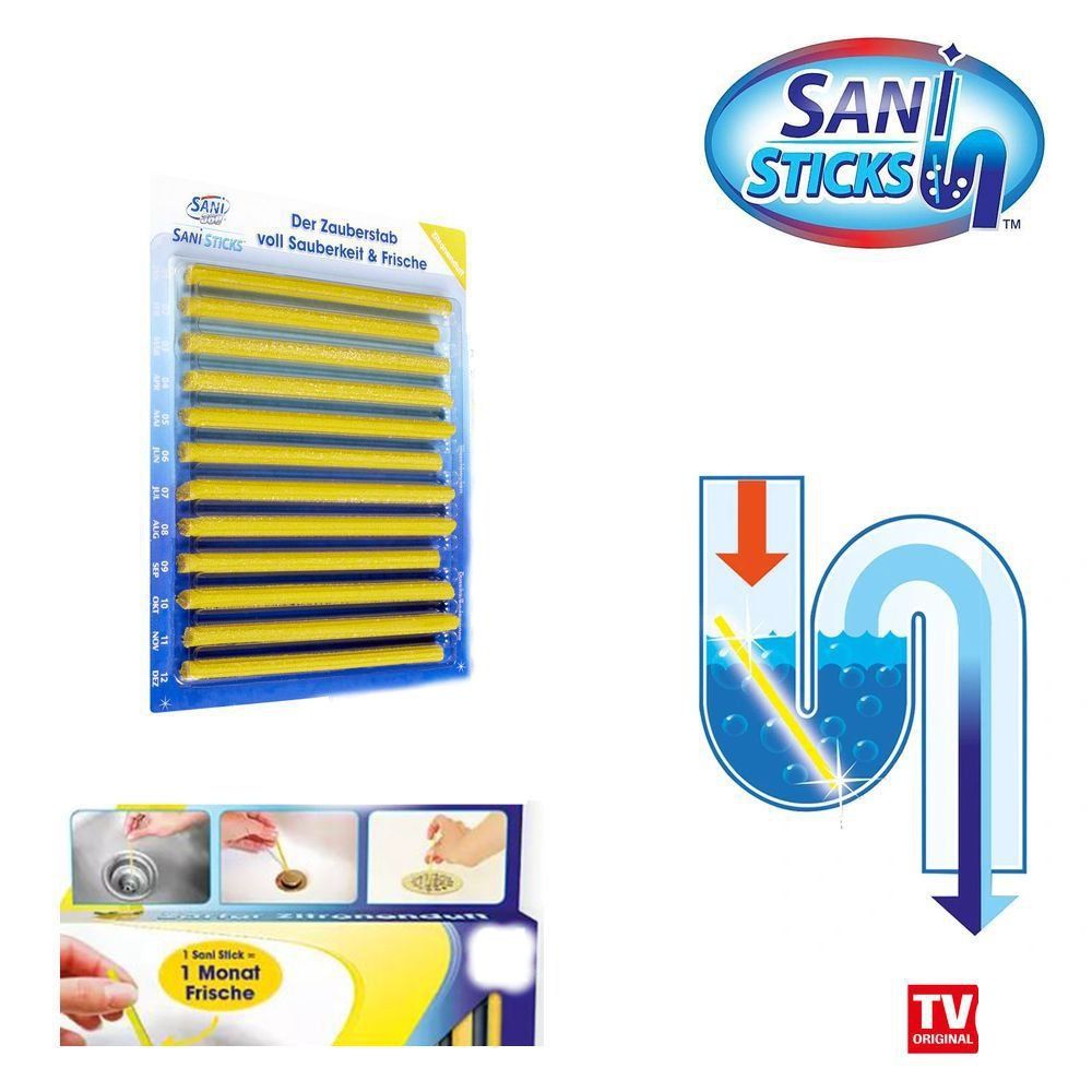 Sonstige Zubehör: Sani Sticks Zitrone 12 Stück – Neu und originalverpackt aus Spreitenbach von mario-shop.xs