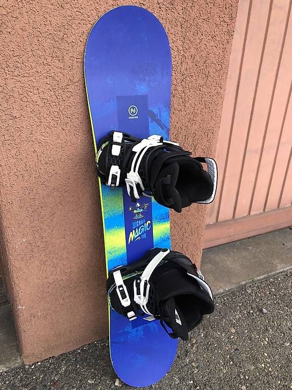 Board: Niedecker Snowboard 110cm inkl Schuhe – Usato da Schaan venduto da MarcoFausch