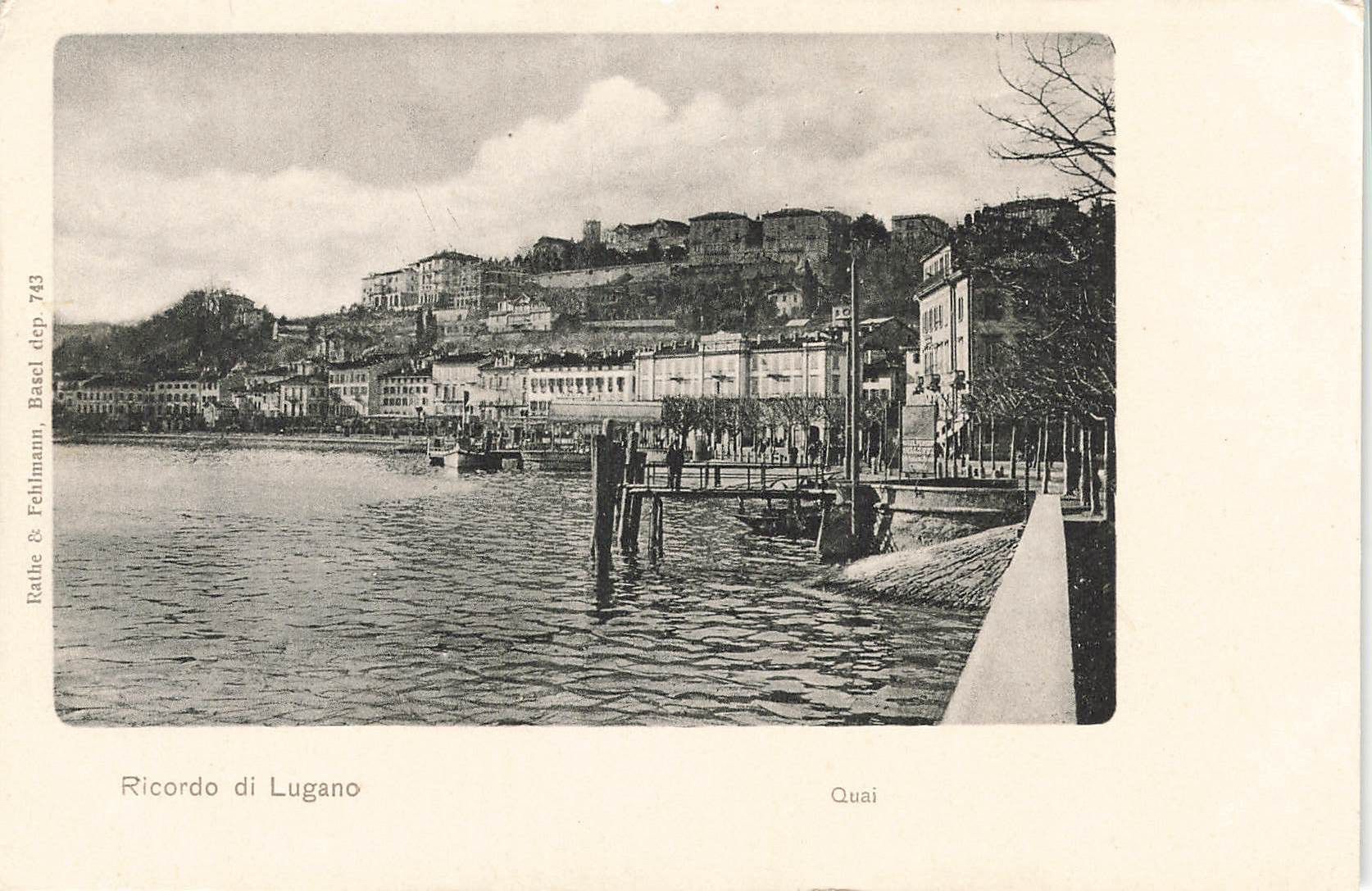 Ansichtskarten: Lugano – Gebraucht aus Biasca von Blenio71