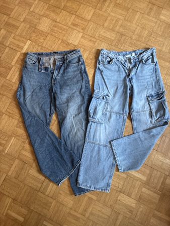 2 Jeans H&M und Jack & Jones Grösse 170 guter Zustand