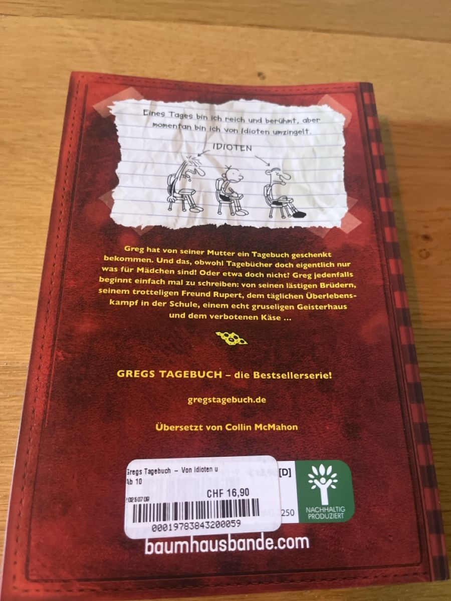 Bücher: Gregs Tagebuch Neu – Gebraucht aus Balmberg von Berglihof 2