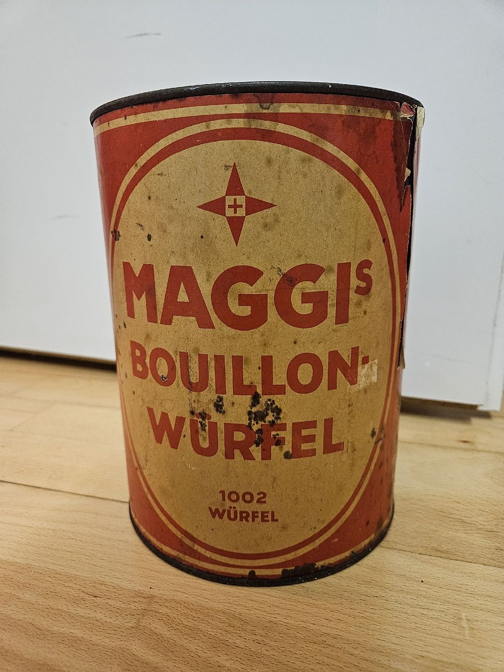 Alle Dekorationen: Vintage Maggi Bouillon Würfel Dose – Gebraucht aus Eschenbach SG von MarThu