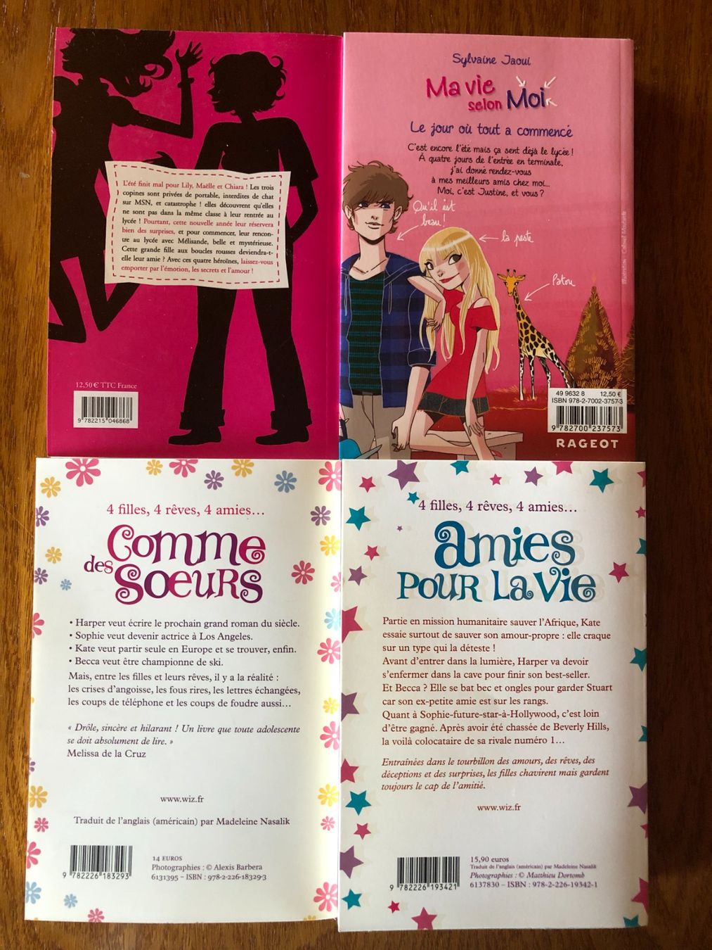 Libri: 4 livres pour adolescentes – Usato da Fribourg venduto da Alexia90 1