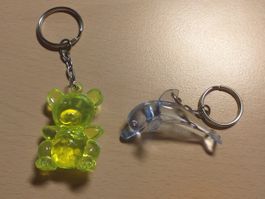 Delfin und Bären Schlüsselanhänger