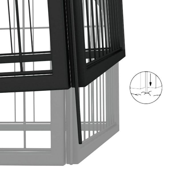 Box & Barriere di sicurezza: Hundelaufstall 4-teilig Neu! – Nuovo e nell'imballaggio originale da Goldach venduto da Top-Shops 4