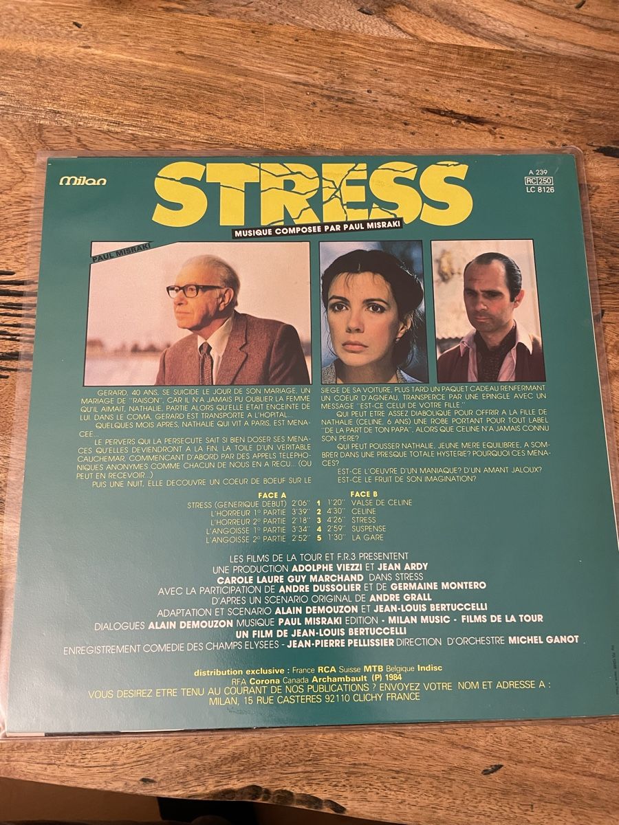 Dischi in vinile: Stress - Paul Misraki – Usato da Hombrechtikon venduto da baersandro 1