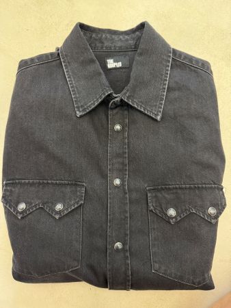 Belle chemise denim gris foncé The Kooples