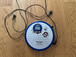 CD-Player Microspot MP3 Digital blau gebraucht
