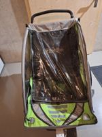 Qeridoo Fahrradanhänger Sportrex 2 grün gebraucht