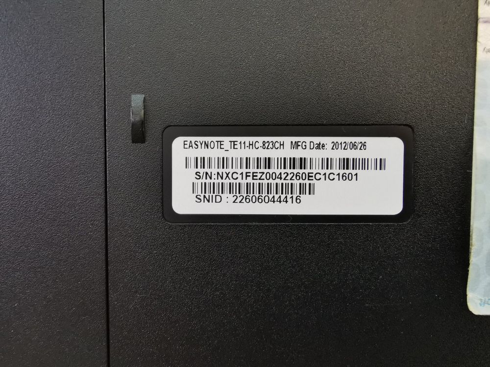 Écran LCD 17.3 Pouces Pour Ordinateur Portable Packard Bell (modèle ZYL) - Occasion En Bon état