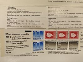 Niederlande 10c 55c 5c 40c Marke Stapel guter Zustand