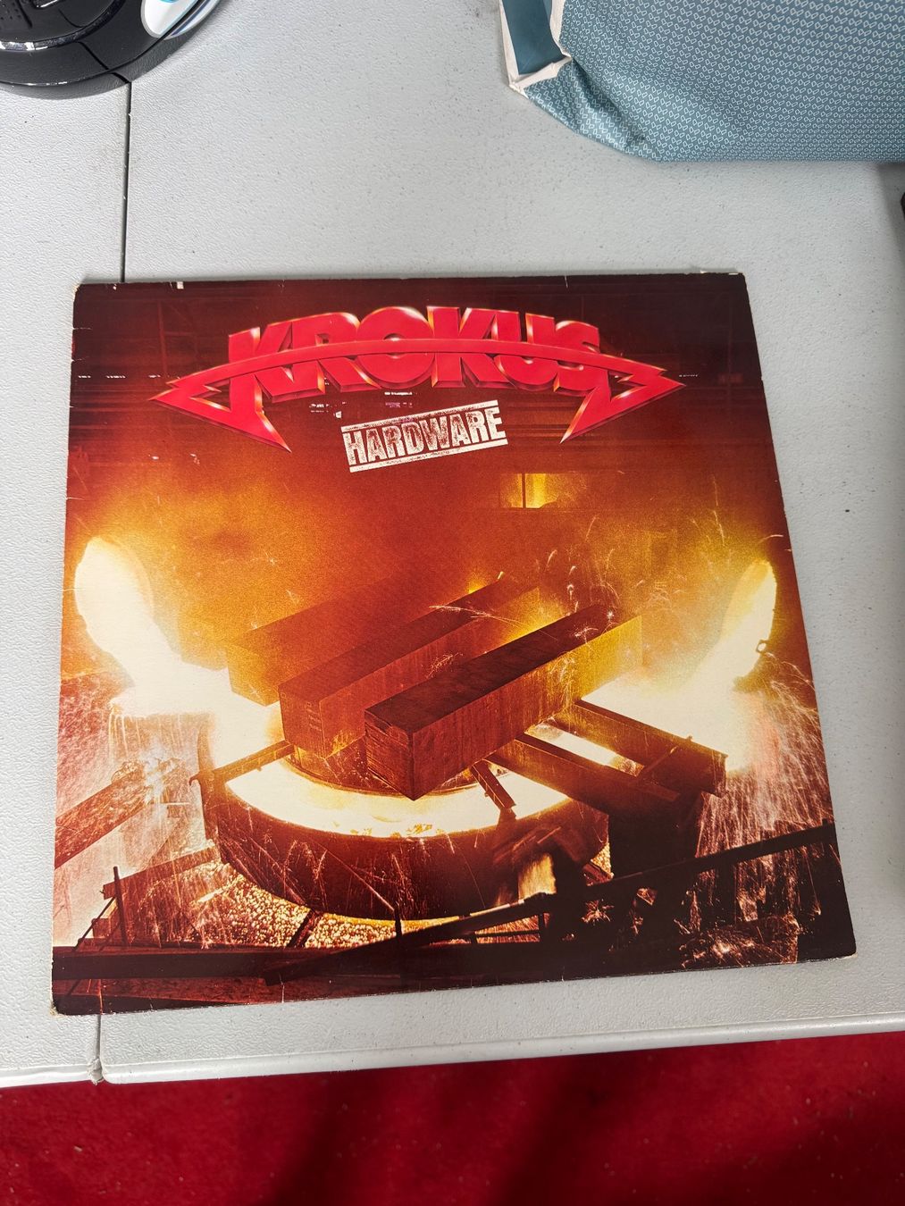 Dischi in vinile: Krokus Hardware Schallplatte Original 1981 – Usato da Derendingen venduto da Gsasa