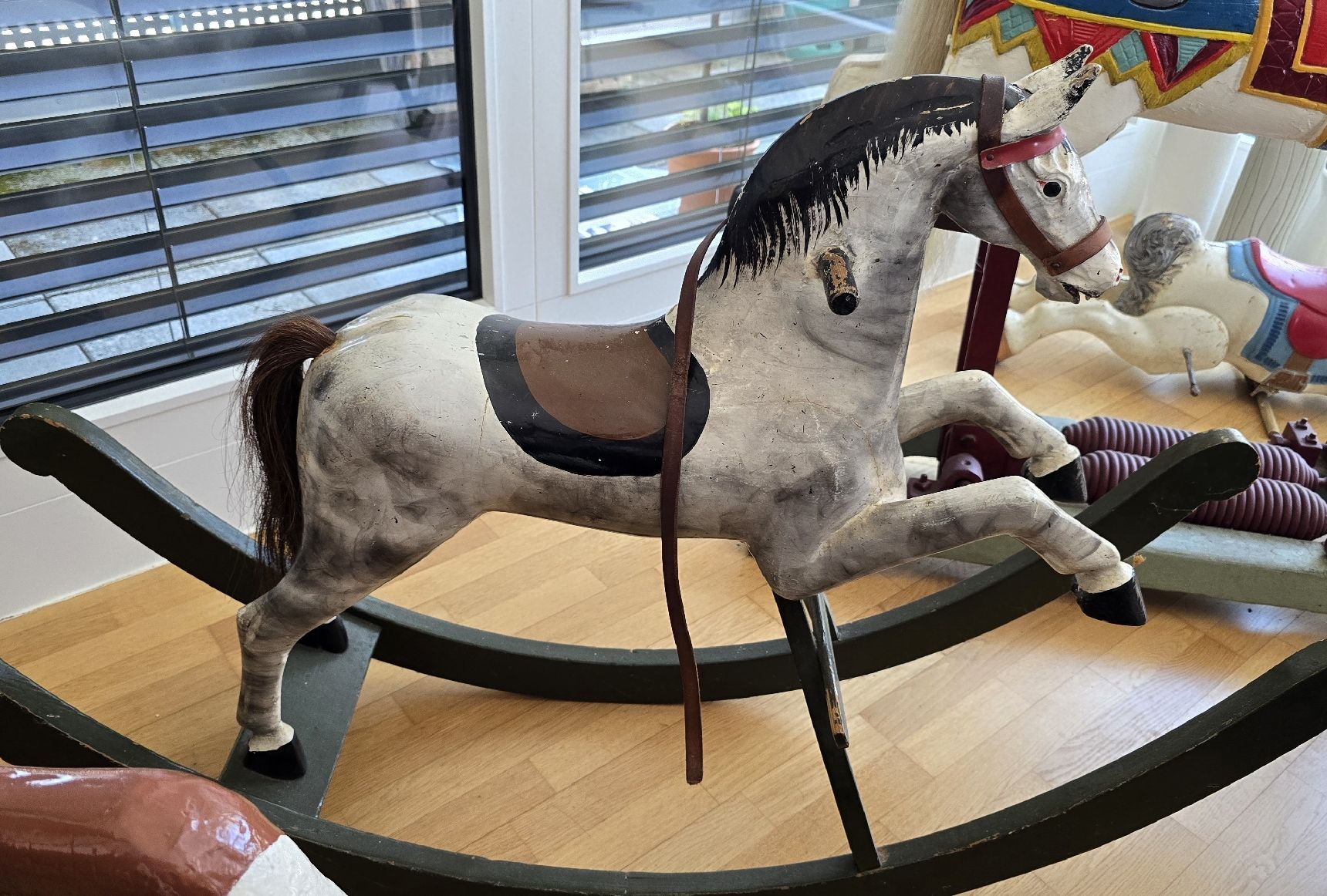 Jouets: Schweizer "Springendes Schaukelpferd" August Kolb ca 1910 – D'occasion à zürich par Wunderkind