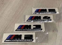 Emblème noir brillant BMW M2 / M3 / M4 / M5 / M6 Compétition